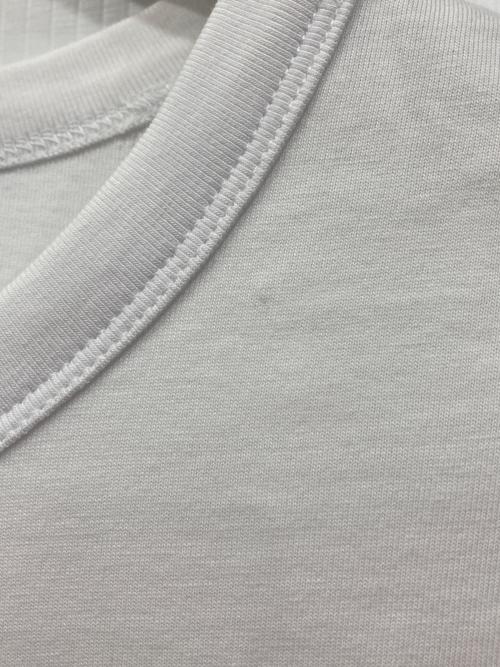 DIESEL（ディーゼル）DIESEL (ディーゼル) マイクロロゴTシャツ ホワイト サイズ:Lの古着・服飾アイテム