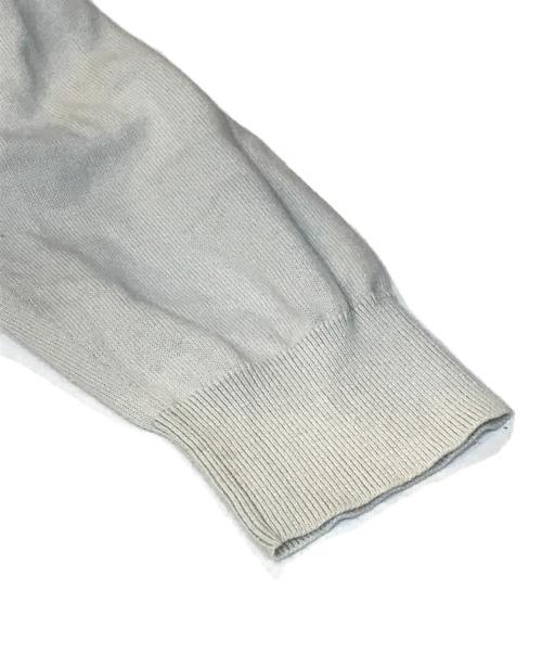 PS Paul Smith（ＰＳポールスミス）PS Paul Smith (ＰＳポールスミス) ゼブラワッペン ハイネックジップアップニット ベージュ サイズ:Lの古着・服飾アイテム