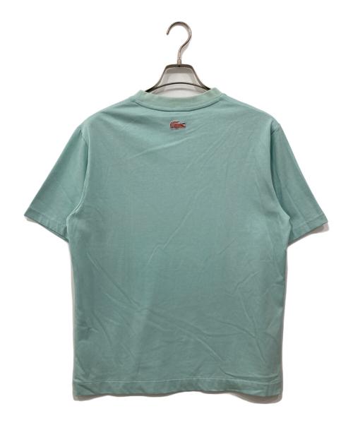 LACOSTE（ラコステ）LACOSTE (ラコステ) アウトラインクロックポケットTシャツ ライトグリーン サイズ:Mの古着・服飾アイテム