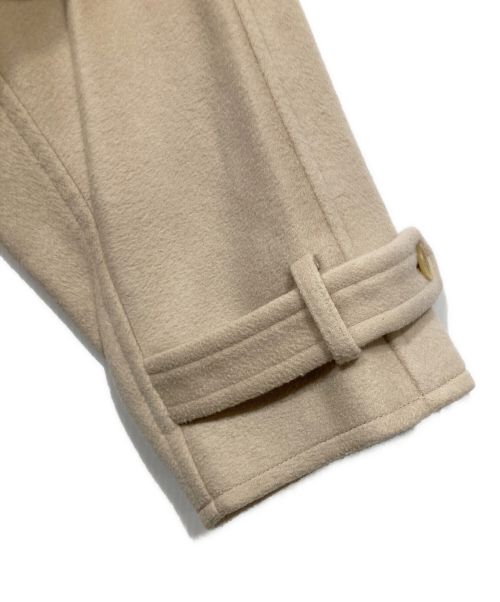 H BEAUTY&YOUTH（エイチ ビューティー&ユース）H BEAUTY&YOUTH (エイチ ビューティー&ユース) LIGHT MELTON COAT / ライトメルトンコート ベージュ サイズ:Sの古着・服飾アイテム