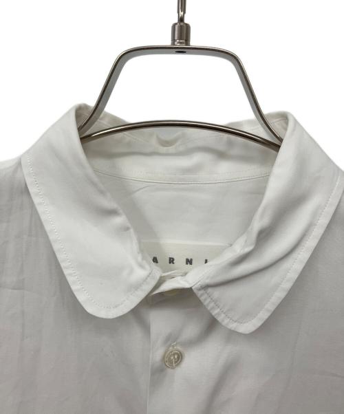 MARNI（マルニ）MARNI (マルニ) ラウンドカラーシャツ ホワイト サイズ:44の古着・服飾アイテム