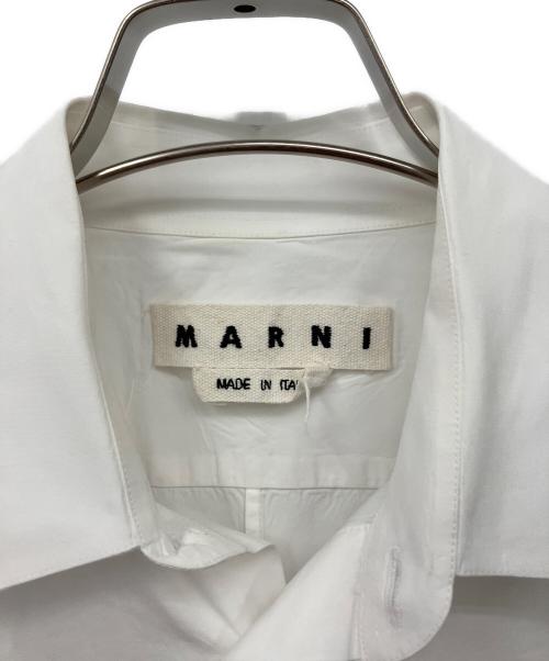 MARNI（マルニ）MARNI (マルニ) L/S POLO NECK SHIRT ホワイト サイズ:46の古着・服飾アイテム