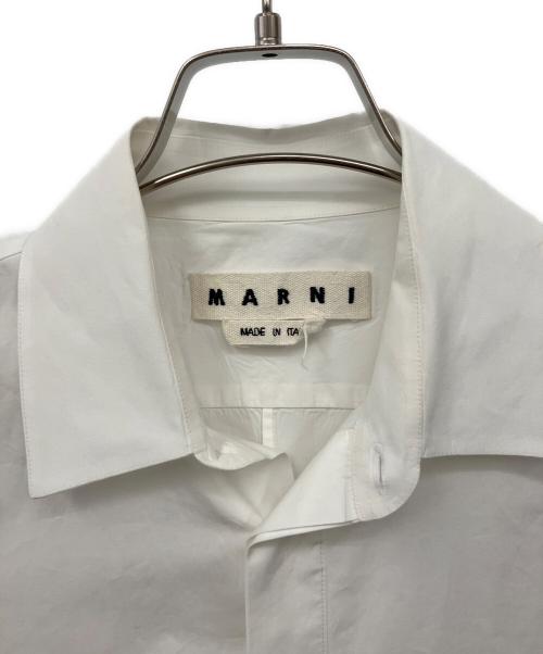MARNI（マルニ）MARNI (マルニ) L/S POLO NECK SHIRT ホワイト サイズ:46の古着・服飾アイテム