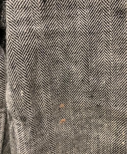 COMME des GARCONS HOMME PLUS（コムデギャルソンオムプリュス）COMME des GARCONS HOMME PLUS (コムデギャルソンオムプリュス) コットンリネンヘリンボーンパンツ グレー サイズ:Sの古着・服飾アイテム