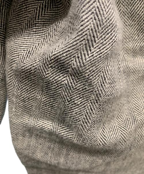 COMME des GARCONS HOMME PLUS（コムデギャルソンオムプリュス）COMME des GARCONS HOMME PLUS (コムデギャルソンオムプリュス) コットンリネンヘリンボーンパンツ グレー サイズ:Sの古着・服飾アイテム