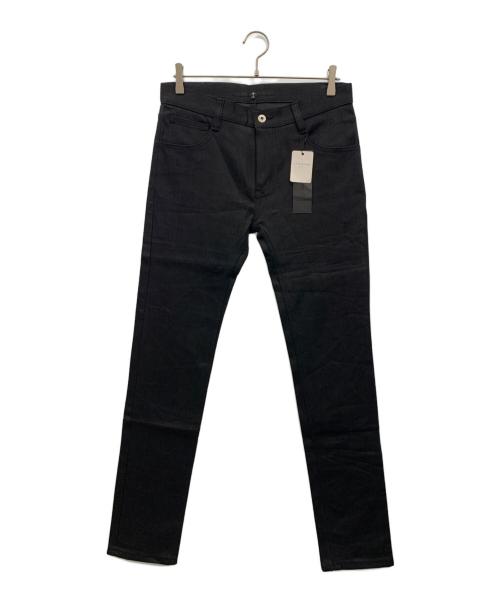 NO ID.（ノーアイディー）NO ID. (ノーアイディー) リジットストレッチデニムスキニーPT ブラック サイズ:2 未使用品の古着・服飾アイテム