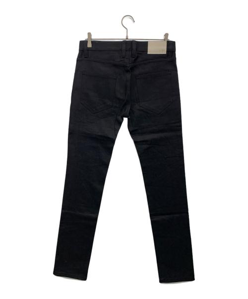 NO ID.（ノーアイディー）NO ID. (ノーアイディー) リジットストレッチデニムスキニーPT ブラック サイズ:2 未使用品の古着・服飾アイテム