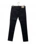 NO ID. (ノーアイディー) リジットストレッチデニムスキニーPT ブラック サイズ:2 未使用品：3980円