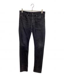 Saint Laurent Paris（サンローランパリ）の古着「デニムパンツ」｜ブラック
