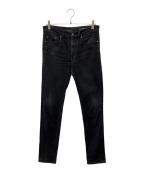 Saint Laurent Parisサンローランパリ）の古着「デニムパンツ」｜ブラック