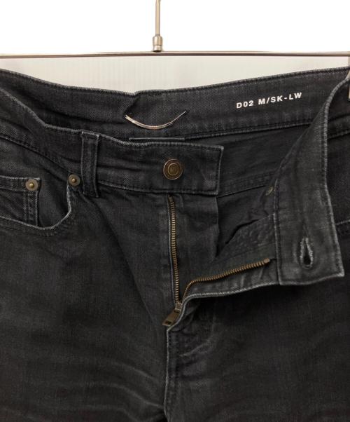 Saint Laurent Paris（サンローランパリ）Saint Laurent Paris (サンローランパリ) デニムパンツ ブラック サイズ:76cm(W30)の古着・服飾アイテム
