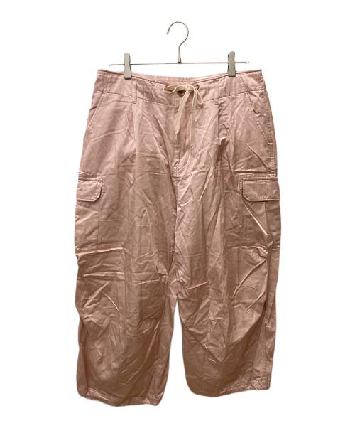 journal standard luxe（ジャーナルスタンダード ラックス）journal standard luxe (ジャーナルスタンダード リュクス) サテン カーゴパンツ ピンク サイズ:Fの古着・服飾アイテム