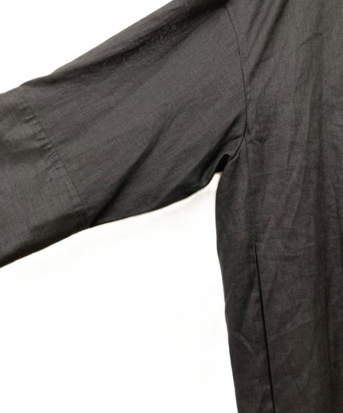 ENFOLD（エンフォルド）ENFOLD (エンフォルド) リネンシャツオールインワン ブラック サイズ:38 未使用品の古着・服飾アイテム