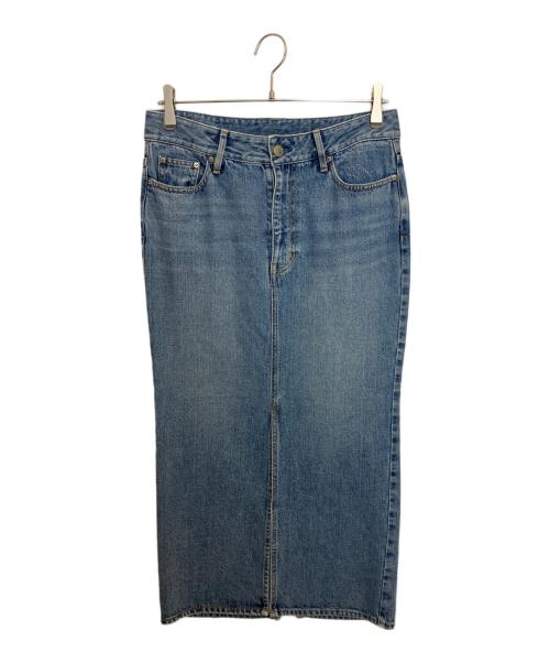 MUSE de Deuxieme Classe（ミューズ ドゥーズィエム クラス）MUSE de Deuxieme Classe (ミューズ ドゥーズィエム クラス) DENIM W Slit スカート インディゴ サイズ:38の古着・服飾アイテム