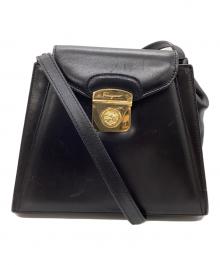 Salvatore Ferragamo（サルヴァトーレ フェラガモ）の古着「ショルダーバッグ」｜ブラック