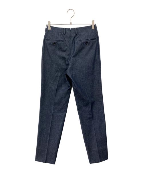 BEAMS F（ビームスエフ）BEAMS F (ビームスエフ) コットン 1プリーツ デニム スラックス インディゴ サイズ:42の古着・服飾アイテム