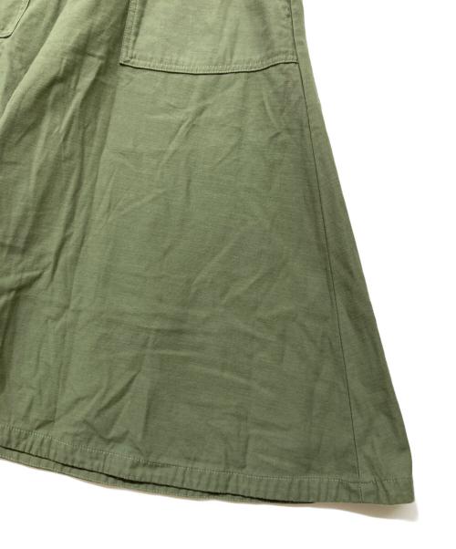 MADISON BLUE（マディソンブルー）MADISON BLUE (マディソンブルー) FATIGUE フレアスカート カーキ サイズ:Sの古着・服飾アイテム