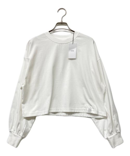 HYKE（ハイク）HYKE (ハイク) クロップドロングスリーブTシャツ ホワイト サイズ:1の古着・服飾アイテム