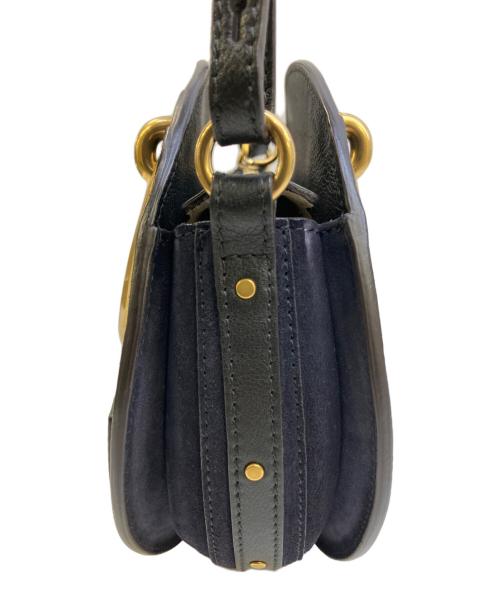 Chloe（クロエ）Chloe (クロエ) 2WAYショルダーバッグ ネイビーの古着・服飾アイテム