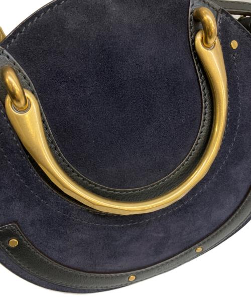 Chloe（クロエ）Chloe (クロエ) 2WAYショルダーバッグ ネイビーの古着・服飾アイテム