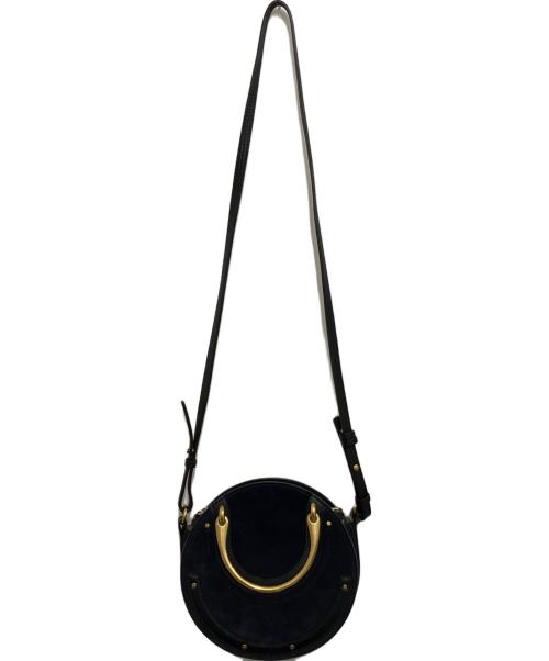 Chloe（クロエ）Chloe (クロエ) 2WAYショルダーバッグ ネイビーの古着・服飾アイテム