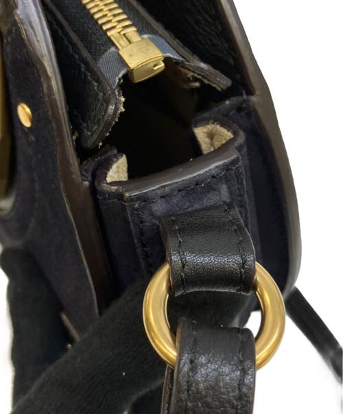 Chloe（クロエ）Chloe (クロエ) 2WAYショルダーバッグ ネイビーの古着・服飾アイテム