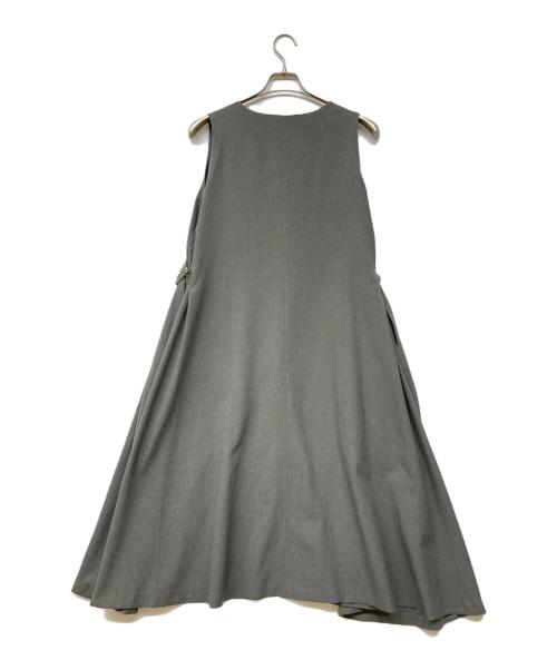 foufou（フーフー ザドレス）foufou (フーフー) v neck jumper skirt グレーの古着・服飾アイテム