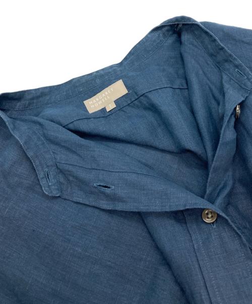 MARGARET HOWELL（マーガレットハウエル）MARGARET HOWELL (マーガレットハウエル) リネンシャツ ネイビー サイズ:1の古着・服飾アイテム