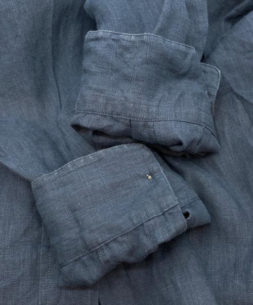 MARGARET HOWELL（マーガレットハウエル）MARGARET HOWELL (マーガレットハウエル) リネンシャツ ネイビー サイズ:1の古着・服飾アイテム