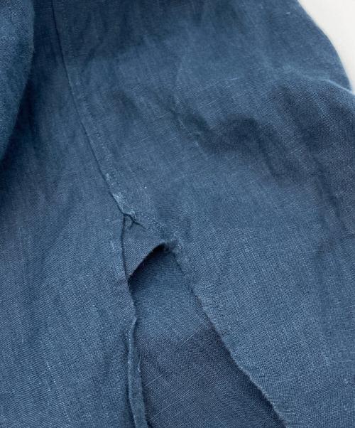 MARGARET HOWELL（マーガレットハウエル）MARGARET HOWELL (マーガレットハウエル) リネンシャツ ネイビー サイズ:1の古着・服飾アイテム