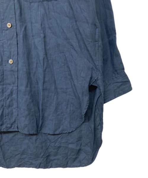 MARGARET HOWELL（マーガレットハウエル）MARGARET HOWELL (マーガレットハウエル) リネンシャツ ネイビー サイズ:1の古着・服飾アイテム