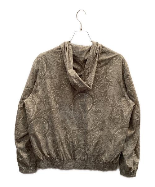 ETRO（エトロ）ETRO (エトロ) ペイズリーフーテッドパッカブルブルゾン グレー サイズ:xsの古着・服飾アイテム