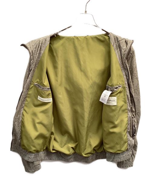 ETRO（エトロ）ETRO (エトロ) ペイズリーフーテッドパッカブルブルゾン グレー サイズ:xsの古着・服飾アイテム