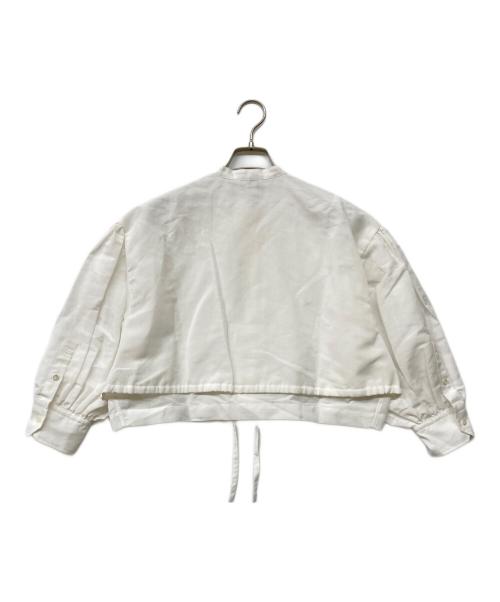 HYKE（ハイク）HYKE (ハイク) バルーンスリーブ ブラウス ホワイト サイズ:1の古着・服飾アイテム