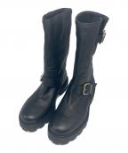 JIMMY CHOOジミーチュウ）の古着「エンジニアブーツ」｜ブラック