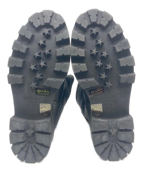 JIMMY CHOO（ジミーチュウ）JIMMY CHOO (ジミーチュウ) エンジニアブーツ ブラック サイズ:37.5の古着・服飾アイテム