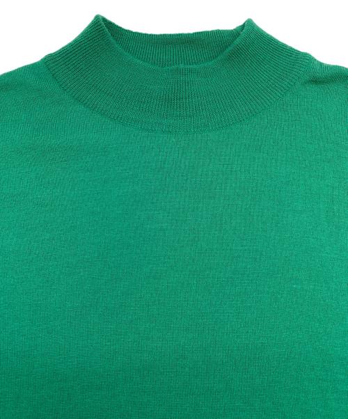 JOHN SMEDLEY（ジョンスメドレー）JOHN SMEDLEY (ジョンスメドレー) モックネックウールニット グリーン サイズ:Sの古着・服飾アイテム