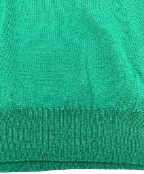 JOHN SMEDLEY（ジョンスメドレー）JOHN SMEDLEY (ジョンスメドレー) モックネックウールニット グリーン サイズ:Sの古着・服飾アイテム