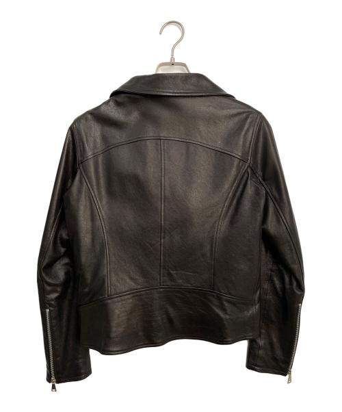 MUSHER（マーシャー）MUSHER (マーシャー) ダブルライダースジャケット ブラック サイズ:Sの古着・服飾アイテム