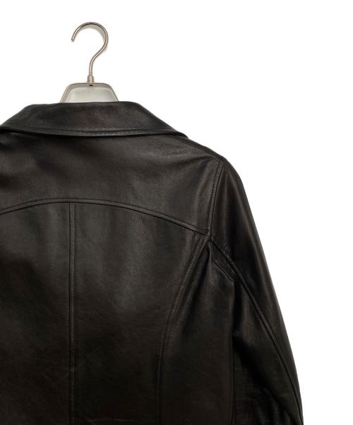 MUSHER（マーシャー）MUSHER (マーシャー) ダブルライダースジャケット ブラック サイズ:Sの古着・服飾アイテム
