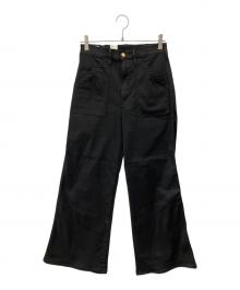 SART×BIG JOHN（サート×ビッグジョン）の古着「CINOH STRETCHベイカーパンツ」｜ブラック