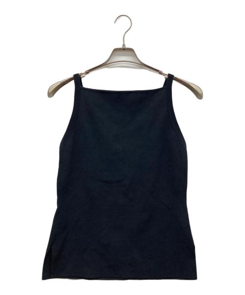 Demi-Luxe Beams（デミルクス ビームス）Demi-Luxe BEAMS (デミルクス ビームス) ヘルシー ニットキャミソール .M ブラック サイズ:Fの古着・服飾アイテム