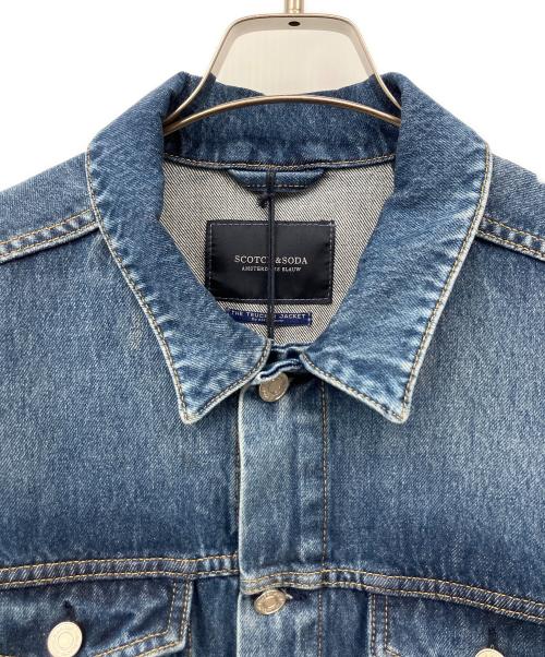 SCOTCH & SODA（スコッチアンドソーダ）SCOTCH & SODA (スコッチアンドソーダ) TRUCKER JACKET ブルー サイズ:L　の古着・服飾アイテム