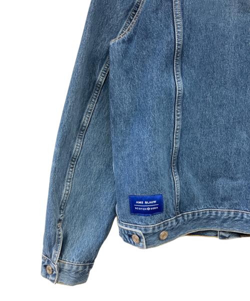 SCOTCH & SODA（スコッチアンドソーダ）SCOTCH & SODA (スコッチアンドソーダ) TRUCKER JACKET ブルー サイズ:L　の古着・服飾アイテム