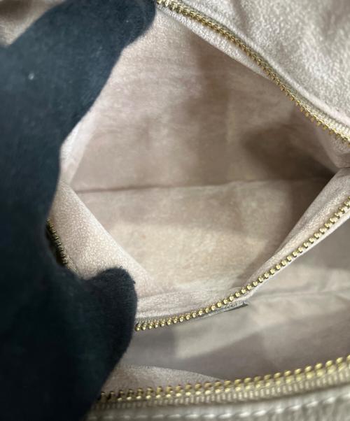 Manuel MILANO（マニュエルミラノ）Manuel MILANO (マニュエルミラノ) 2WAYレザーショルダーバッグ ベージュの古着・服飾アイテム