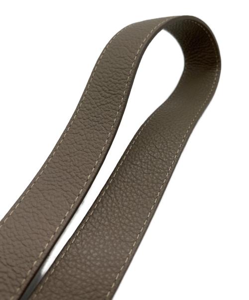 Manuel MILANO（マニュエルミラノ）Manuel MILANO (マニュエルミラノ) 2WAYレザーショルダーバッグ ベージュの古着・服飾アイテム