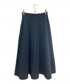 Whim Gazetteウィムガゼット）の古着「タフタフレアスカート」｜ブラック