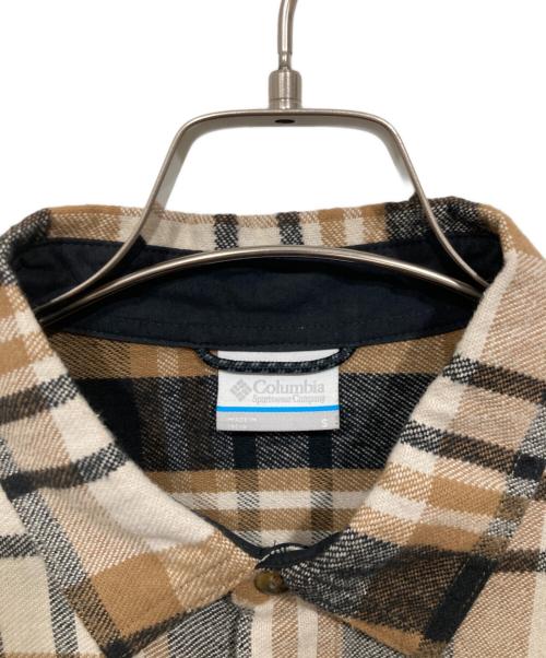 Columbia（コロンビア）Columbia (コロンビア) ピッチストーンヘビーウェイトフランネルシャツ ブラウン サイズ:Sの古着・服飾アイテム