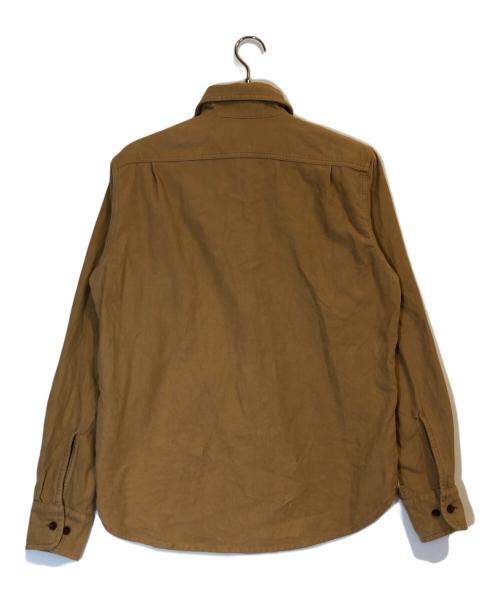 MANIFATTURA CECCARELLI（マニファッツュラ・チェッカレッリ）MANIFATTURA CECCARELLI (マニファッツュラ・チェッカレッリ) モールスキンフィールドシャツ ベージュ サイズ:Sの古着・服飾アイテム
