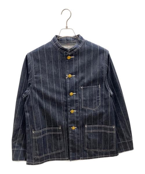 DAPPER'S（ダッパーズ）DAPPER'S (ダッパーズ) Classical Stand Collar Work Jacket インディゴ サイズ:38の古着・服飾アイテム